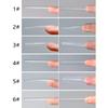 240 Stück/Box, extra lange künstliche Nägel, Ballerina-Nägel, französische Sargnägel, zum Aufdrücken der Nägel, vollständige Abdeckung, transparente Gel-Tipps, Kapsel-Gefälschte Tipps