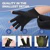 1Pair Copper Compression Arthritis Gloves Fingerless for Carpal Tunnel, RSI, Rheumatoid, Tendonitis, Hand Pain, Computer Typing