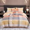 BATANUV Retro Plaid All-cotton Four-piece Bedding Set