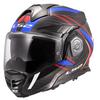 LS2 FF901 FF906 Carbon Fiber Flip Up Helmet Dual Lens Motorcycle Helmet Universal for Men Women All Season Motorbike Tour Use