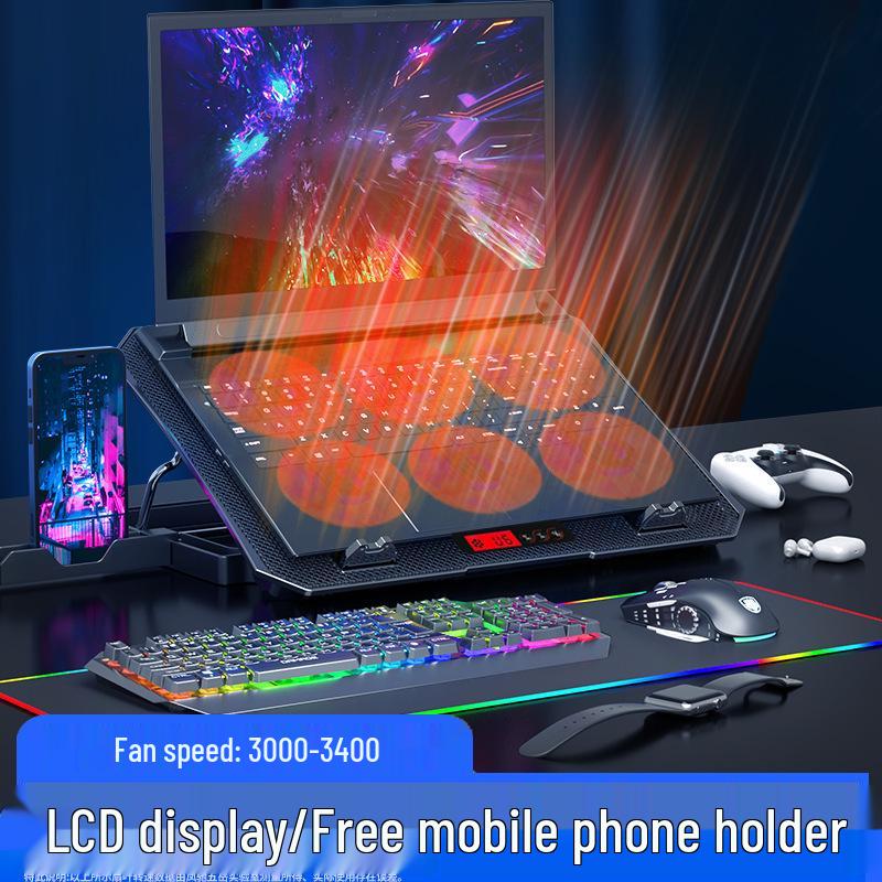 Leiser, tragbarer Laptop-Kühlständer 14-15,6 Zoll mit Abluftventilator