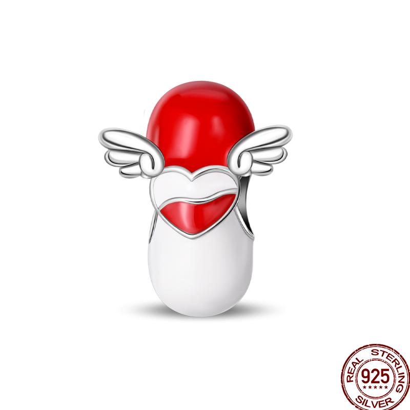 Copper Shiny Zirconia Professional Dental Graduation Gift Bead Pendant For Pan Original Bracelet Diy Jewelry