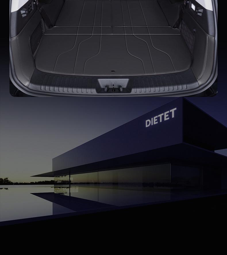 Exeed Lanyue 2026 Trunk Mat: Full Coverage Car Interior Decor for Six/Seven-Seater Models