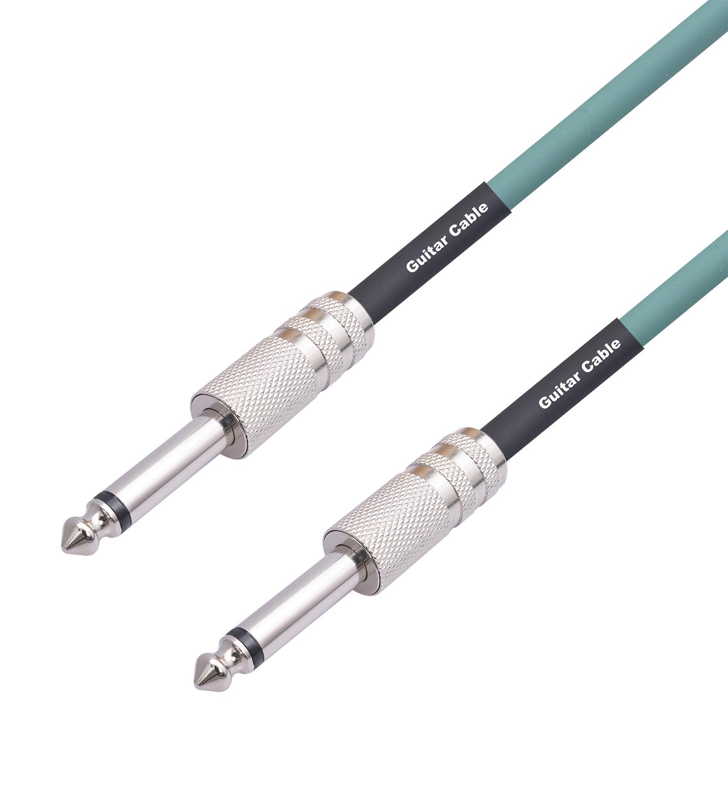 

Double-Shielded 6.35mm Mono Electric Guitar Audio Cable 1m зелений