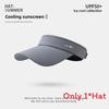 Summer Ice Silk Sun Hat With Adjustable Brim For Outdoor Running And Sun Protection