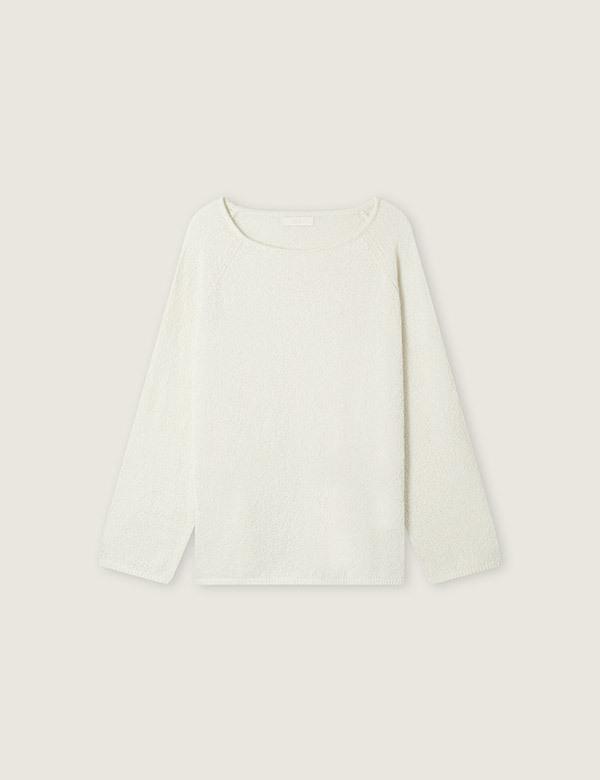 ROEM Linen-Like Loose Fit Knit Rmkag25Nt2