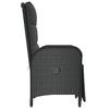 Vidaxl Folding Garden Chairs With Cushions, 2 Pcs., Poly Rattan