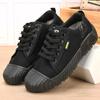 Men's Canvas Shoes Outdoor Work Shoes N Slip Breathable Casual Sneakers for Men Soft Sole Wear-resistant Walking Flats Zapatos