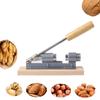 Pecan Nut Cracker Mechanical Regulable Design Wood Stainless Steel Walnut Plier Opener Tool