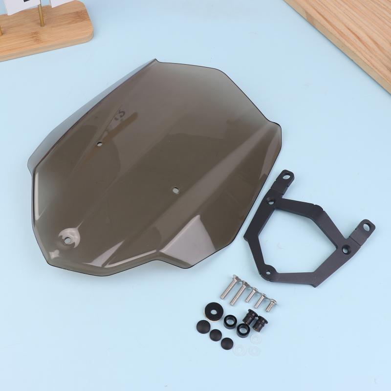 

For Mt03 Mt 03 Mt-03 2016-2019 Motorcycle Windscreen Wind Shield Screen Deflector Sport Touring Racing Windshield Bracket коричневый