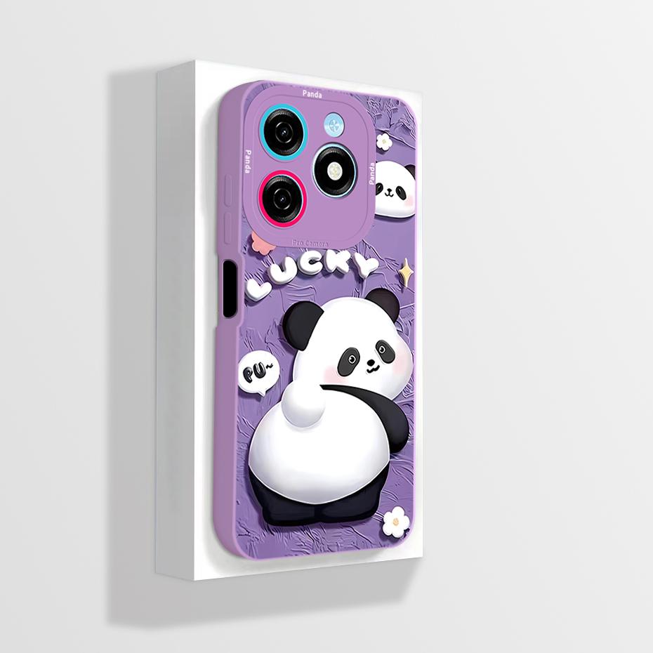 Pour Tecno Spark 20 20C Coque Mignon Dessin Animé Astronaute Carrée Silicone Liquide Souple Housse de Protection pour Téléphone Pour Tecno Spark20 20C Funda