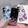 For Oppo Reno 13 Pro Phone Cases Leisure Flower Transparent Back Cover For Oppo Reno13 Pro 13Pro 5G Soft Slim Anti Drop Housing