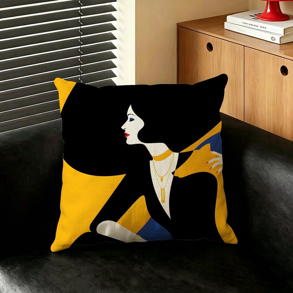 Artist MMalikaFFavre Cushion Cover Creative  pillowcases for interior decoration office living room home Car hot
