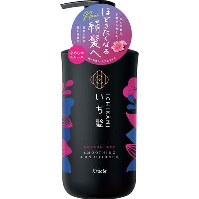 Ichihair Smooth Smooth Care Conditioner Pump 480g Ichikami Shampoo/conditioner (hair Care) Wet Your Hair, Massage the Skin Gently, Lather Thoro