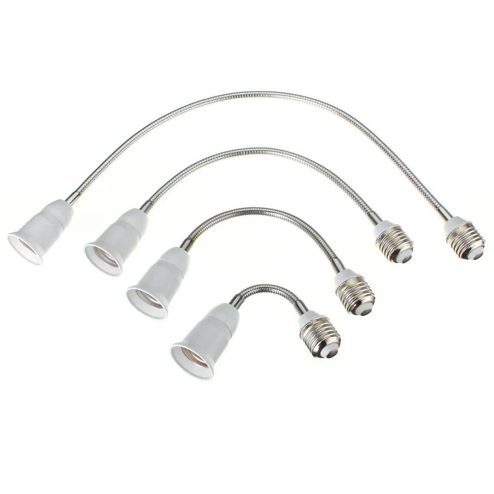 20/30/40/60cm Flexibler E27 zu E27 LED-Birne Lampe Drehbarer Sockel Lampenhalter Konverter Umwandlungssteckdose Schraubsockel Adapter