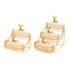 Dried Fruits Tray Storage Container with Storage Rack Decoration Food Storage Tray Tier Fruit Stand Kitchen Home Family Party