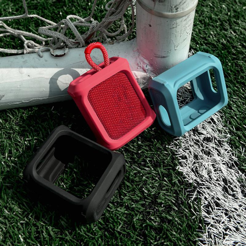 Portable Speaker Protective Sleeve Bracket Silicone Case Compatible For Jbl Go3 Audio Storage Shell
