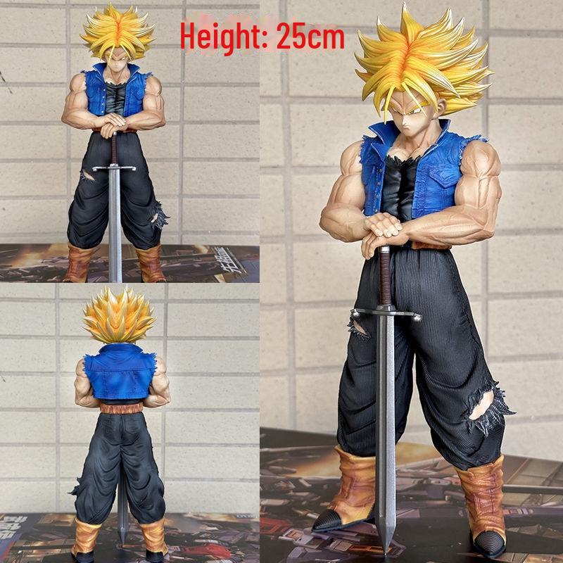 

Фигурка Dragon Ball Trunks 25 см - подарочная модель для игры в аниме