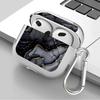 Fashion Marble Pattern Case For Airpods Pro3 Pro2 4 2 1 Pro 3 Clear Earphone Cases Cover