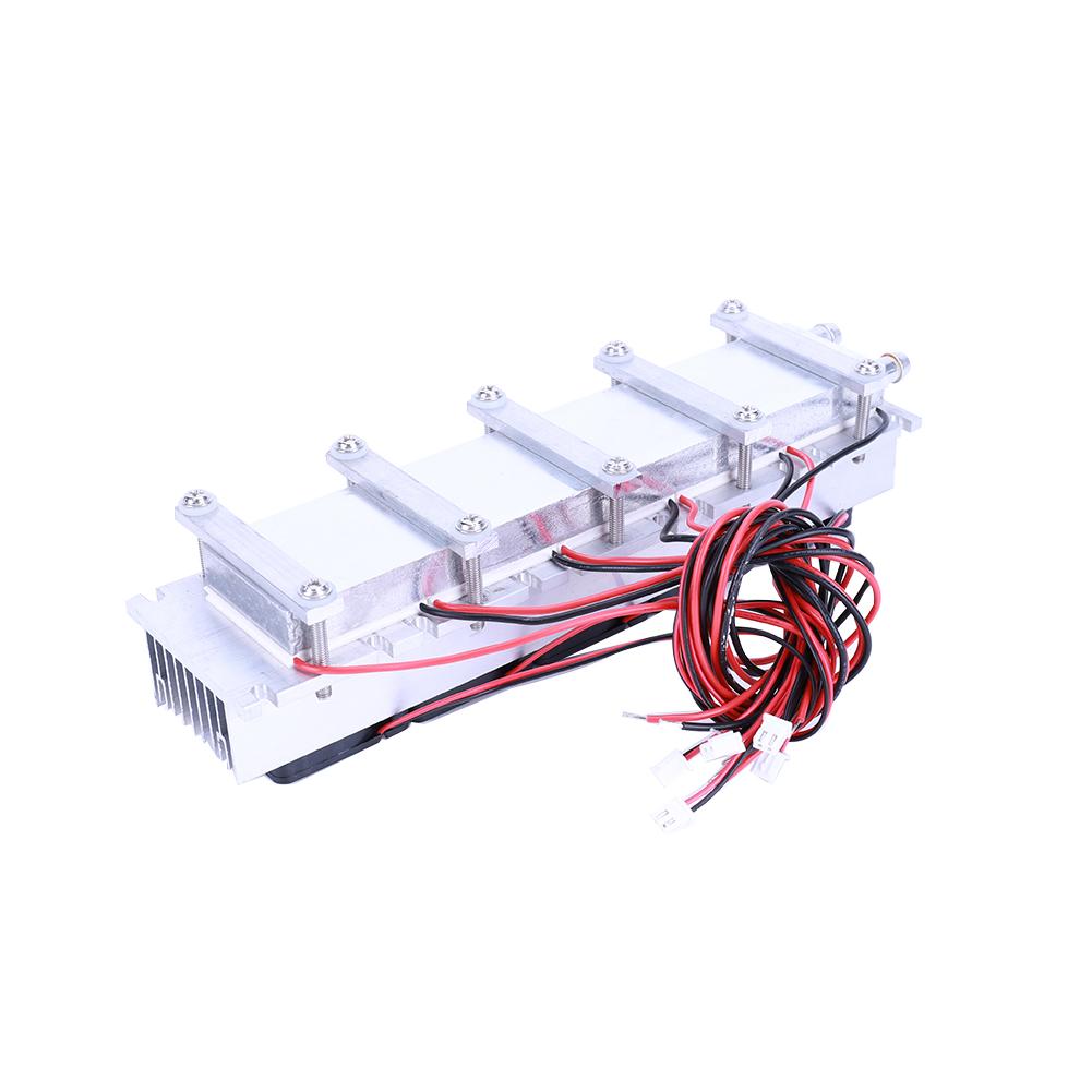 360W DC12V 30A Peltier Cooler with Heatsink Air Conditioner Temperature Controller Semiconductor Air Conditioner Cooling System