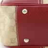 Gucci Pretty Tote Bag 163805 Brown GG Canvas Ribbon Women Used