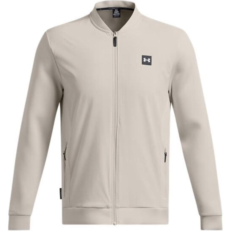 

Under Armour Drive Pro Woven Golf Long Sleeve Jacket Men Jackets Gray 1387117-289 L
