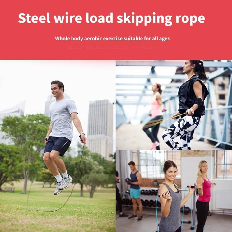 Speed Jump Rope with Foams Handle for Workout School Home Sports, Weighted Jump Rope Skipping Rope with Nonslip Handle