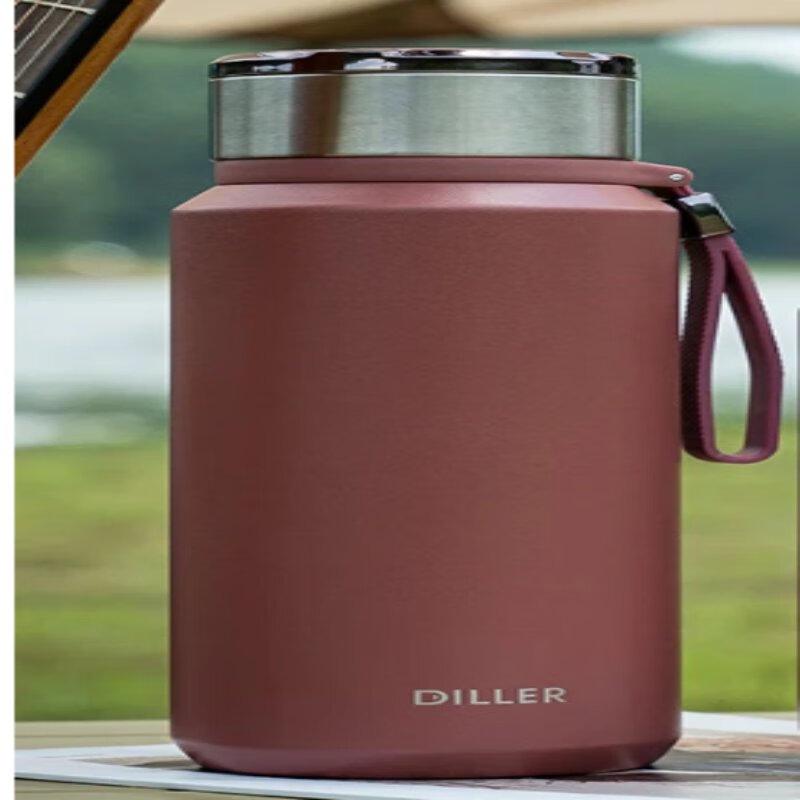 Dilebell Large Capacity Stainless Steel Thermos Bottle with Tea Infuser