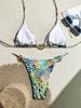 Women's Sexy Halter Neck Two-Piece Swimsuit for Beach & Hot Spring