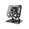 2025 Rotatable & Foldable Laptop Riser: Alloy Heat-Dissipation Stand with Flat, Rotating Monitor Feature.