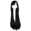 Bunte Lange Gerade Cosplay-Perücke 80cm Anime Party Rollenspiel-Perücke Hitzebeständige Faser für Damen