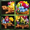 477 Piece Sea Turtle Succulent Planter Building Set Compatible With Lego Turtle Flowers Potanimals Botanical Collection Buildin