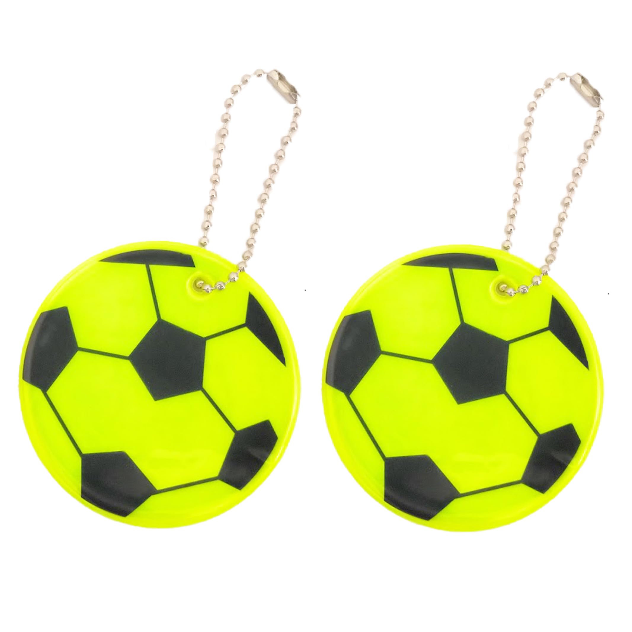 

Светоотражающий брелок Bellarino, Светоотражатель, Набор брелоков, Футбольный мяч, Флуоресцентный, Детский, Безопасный, Набор из 2 штук, Желтый x 2 жёлтый