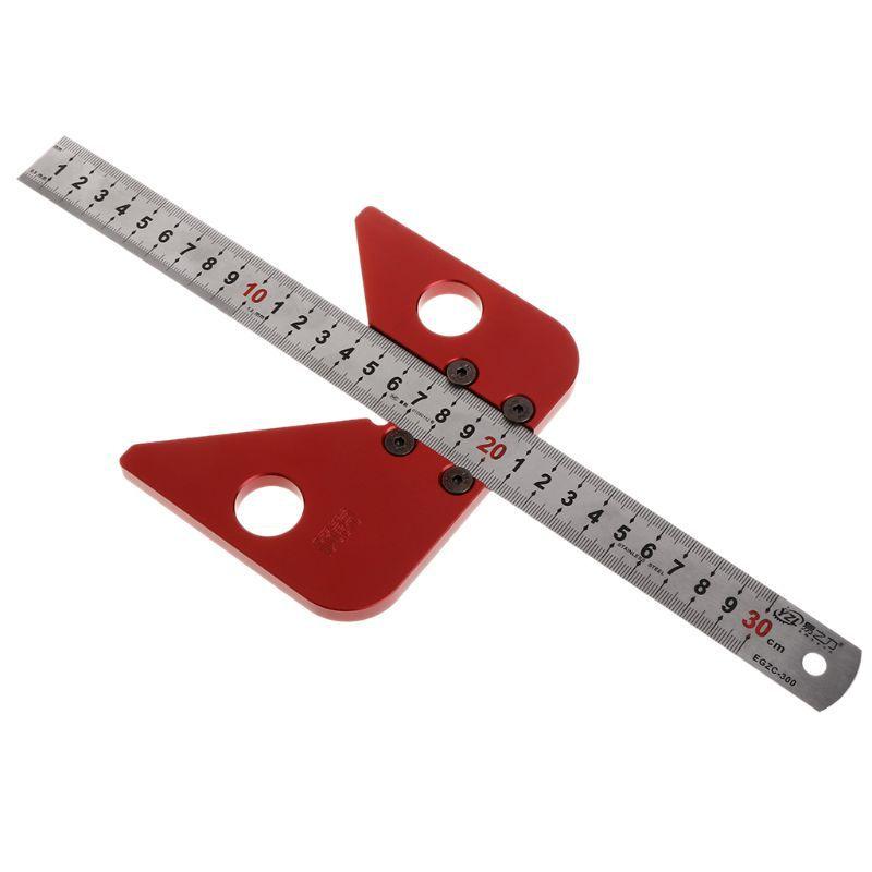 Heartshaper Ruler Woodworking Ruler Carpenter Round Heart Ruler 45 Degree Angle Layout ...