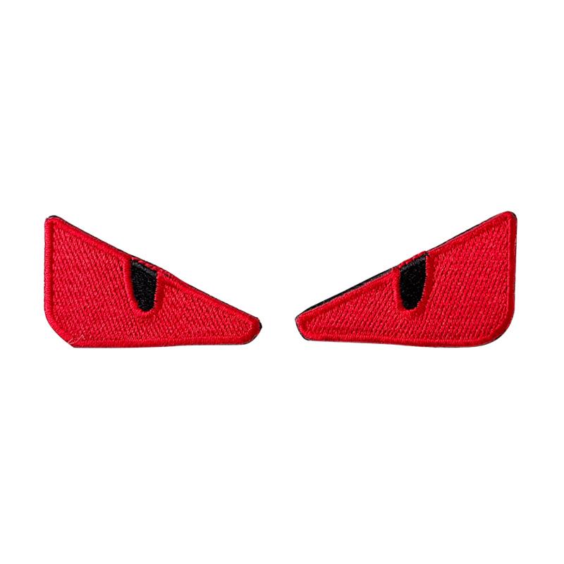 Glow-in-the-Dark Reflective Cat Eye Devil's Eye Monster Velcro Patch for Bags and Armbands