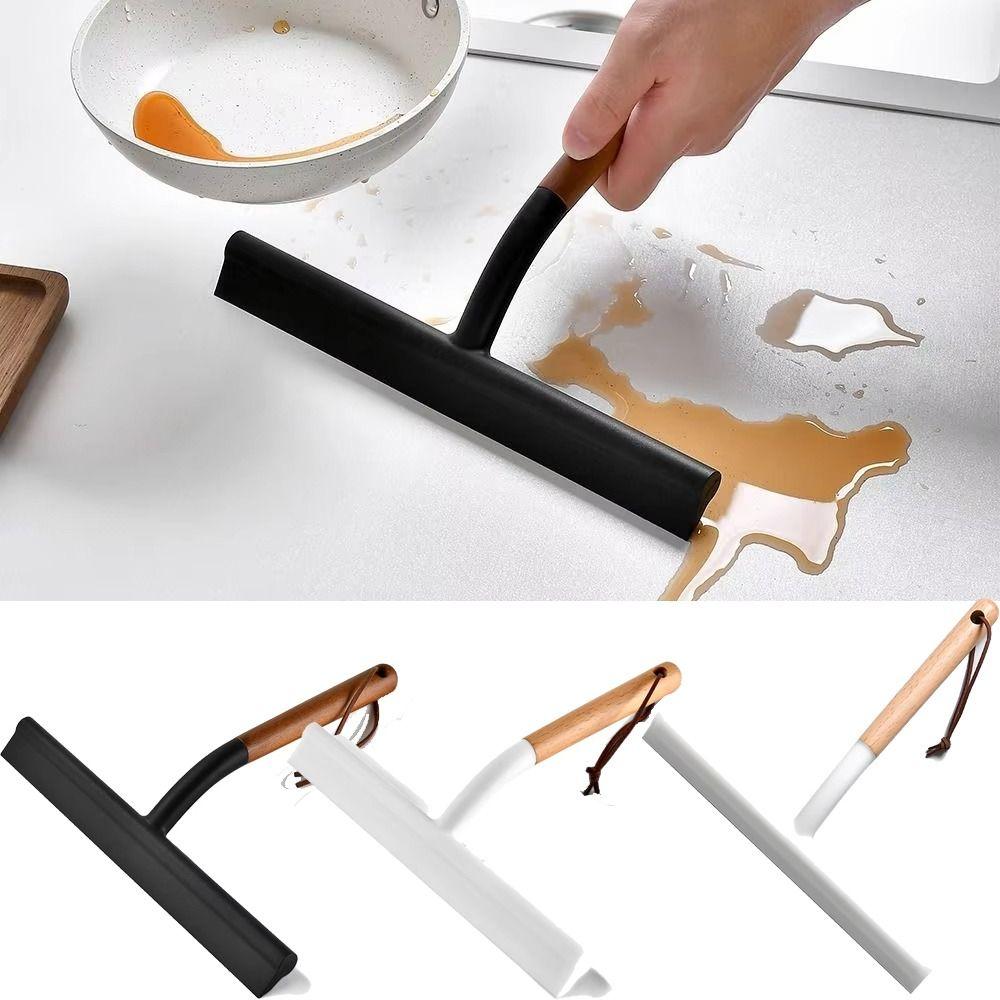 Non-Scratch Kitchen Water Wiper Soft Silicone Glass Cleaning Tool Countertop Cleaning