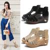 2025 New Fashion Wedge Sandals Women Summer Shoes Elegant Ladies Roman Sandals Brand Women Sandals Wedge Shoes