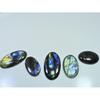 320Cts.Natural Labradorite Multi Fire Oval Cabochon Loose Gemstone 05Pcs Lot LL-1010