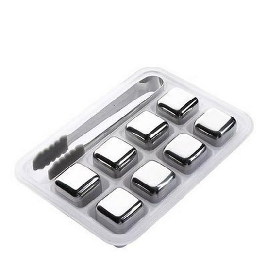 304 Stainless Steel Quick-Freeze Ice Cubes Set for Whiskey & Wine - Creative Gift