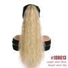 WTB 20 Inch Drawstring Ponytail Synthetic Wig Small Roll Drawstring Long Ponytail Natural Fluffy Gradient Drawstring Ponytail