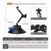 TEXIAN XP-06 Multi-Function Camera Suction Mount with 11-inch Magic Arm