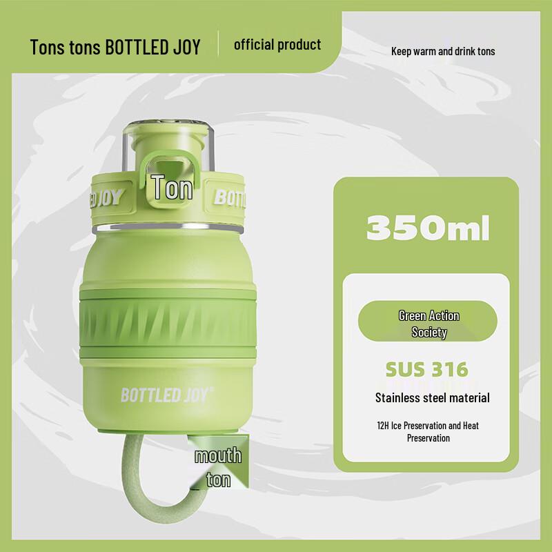 Kids Insulated Stainless Steel Straw Bottle