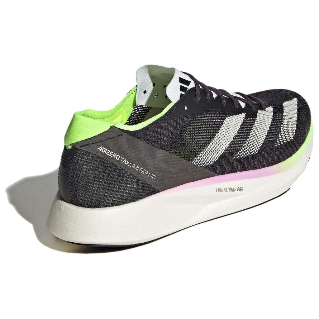 Adidas Adizero Takumi Sen 10 Aurora Black Lucid Lemon Men Sneakers Zero-Metallic IG7401