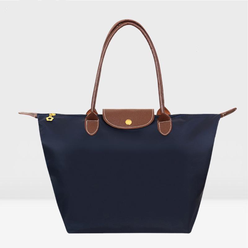 Women's Nylon Folding Shoulder Bag: Waterproof, Versatile for Gym, Sports, Shopping, and Storage