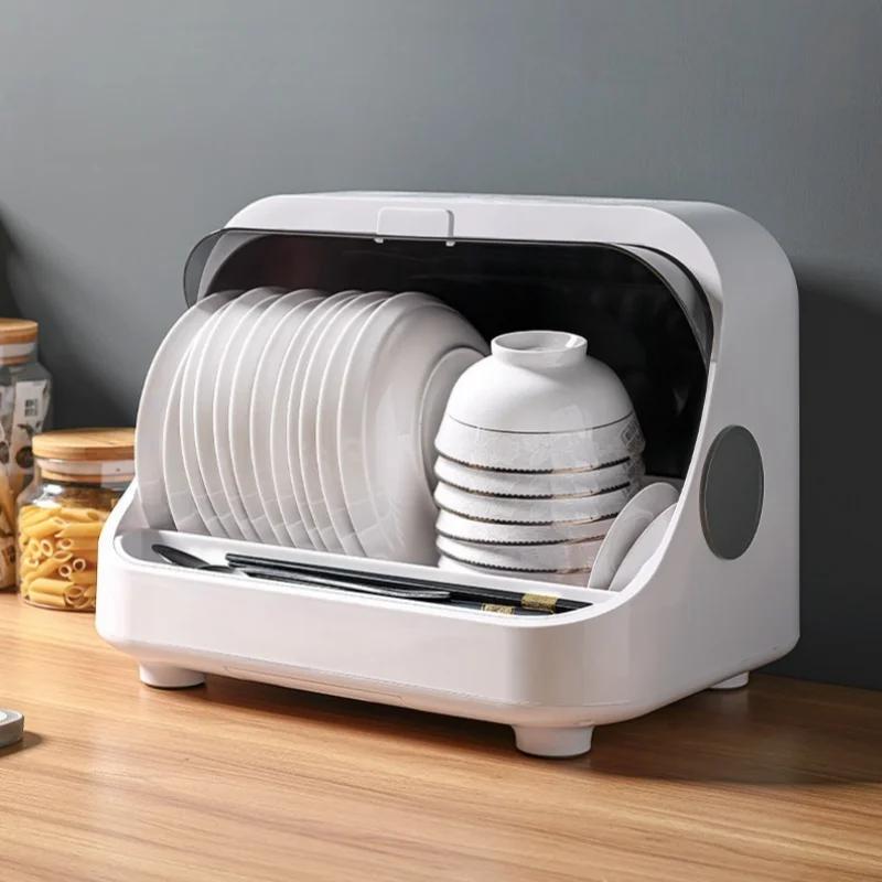 Kitchen Disinfection Cabinet Bowl Dish Knife Fork Storage Box UV Tableware Rack Disinfectant Cupboards Tableware Storage Cabinet