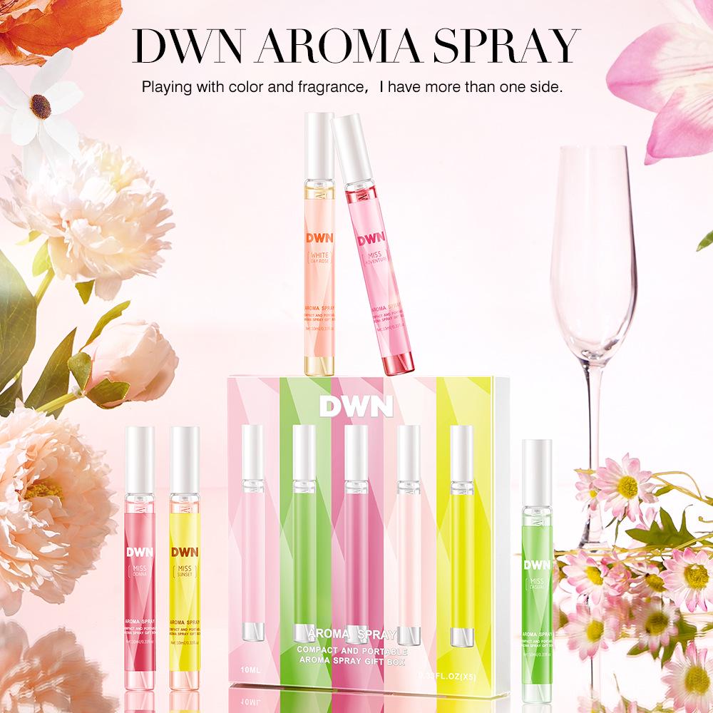 Alcohol-Free Long-Lasting Perfume Gift Set: Fresh & Elegant Fragrance Mist for Outdoor Beach Ladies