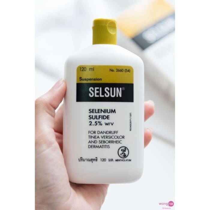 Champú anticaspa - Sulfuro de selenio 2,5% - 2 x 120 ml - Anticaspa - Anticaída del cabello