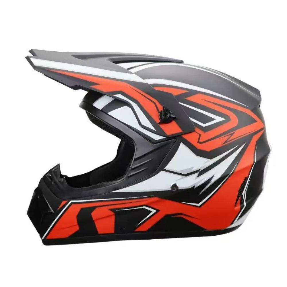 Off-road Motorcycle Riding Helmet Four Seasons Breathable Electric Vehicle Helmet ABS Small Mountain Bike Helmet