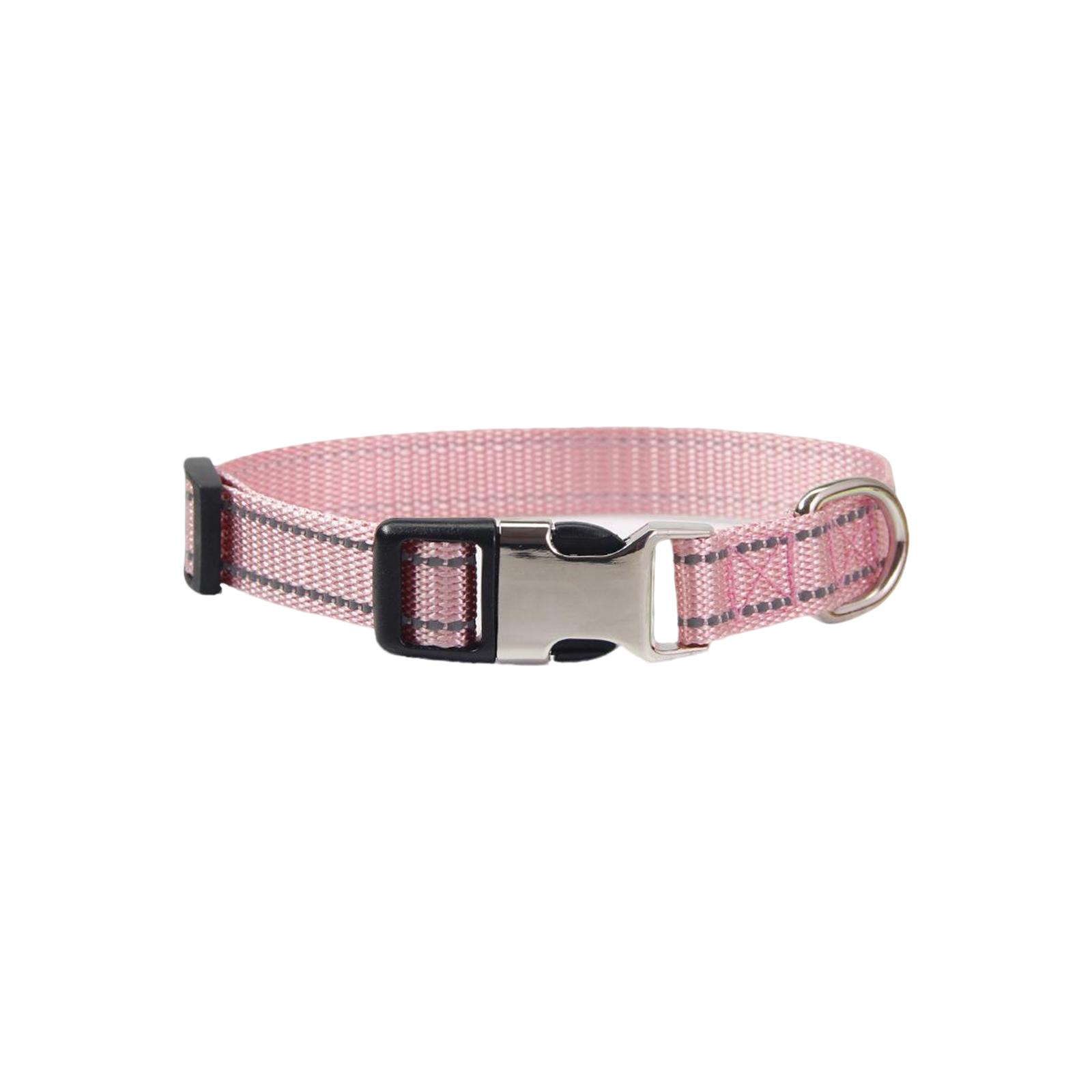 

Personalized Custom Dog Reflective Collar Collar To Prevent Lost Definition Name Phone Accessories Pet Collar XS рожевий