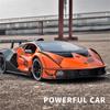 1/24 Lamborghini Essenza SCV12 Alloy Sports Car Model Diecasts Metal Toy Vehicles Car Model Collection Simulation Sound Light Childrens Gift